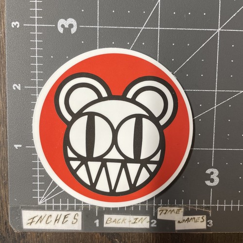 Glossy Radiohead Rock Sticker For Toolbox Guitar Radio Hard