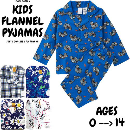 Boys flannelette pjs hotsell