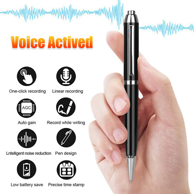 Digital Voice Activated Recorder Mini Small Hidden Audio Recording Pen Device US