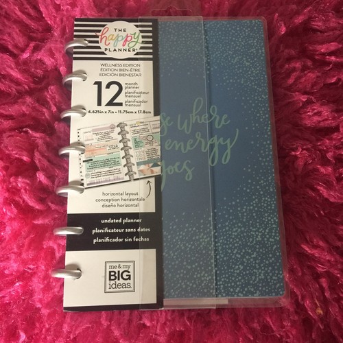 * Limited Edition The Happy Planner Mini Sticker Book & Planner Wellness Lot