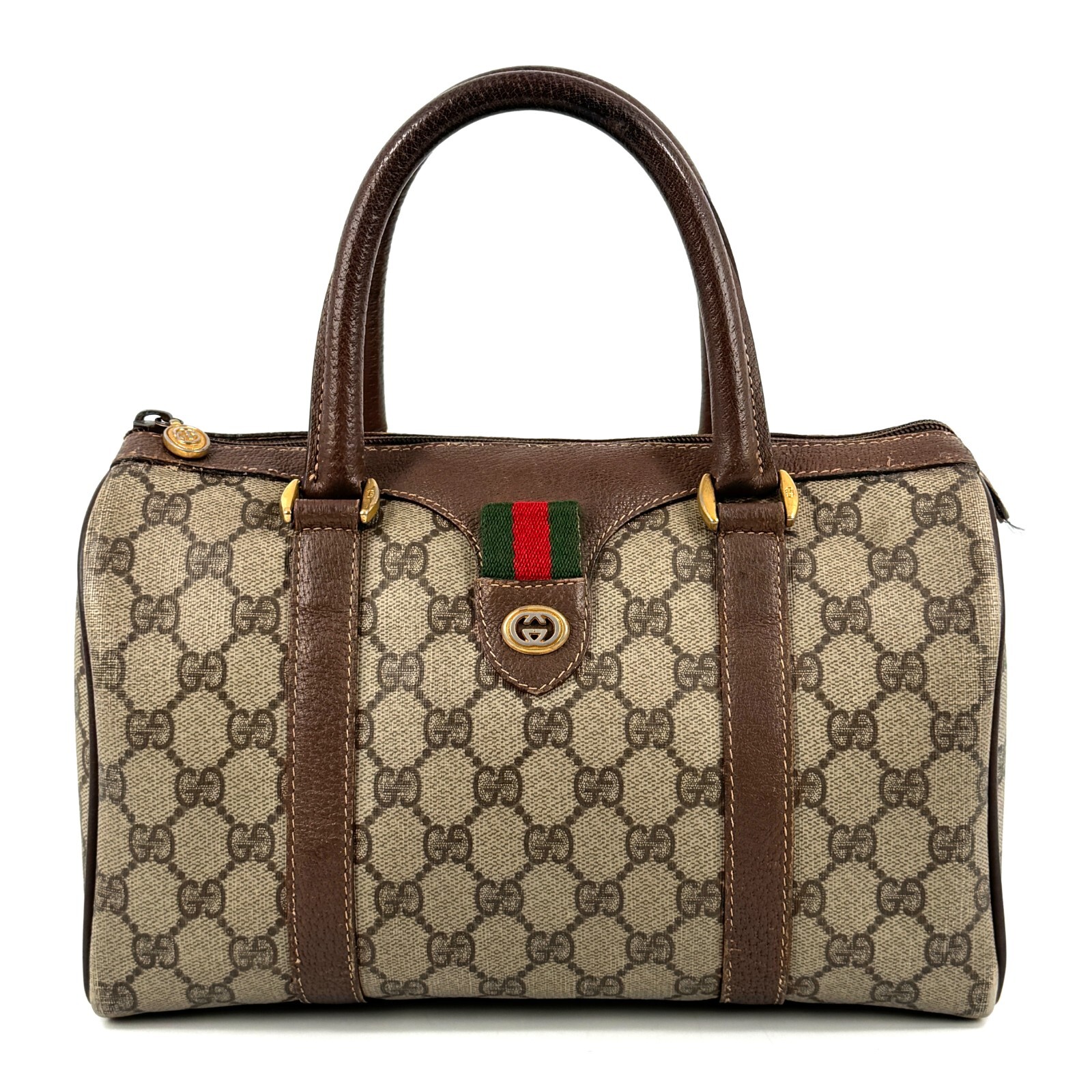 バッグ OLD GUCCI SHERRY LINE BOSTON HAND BAG Gucci GG Handbag Boston Bag Sherry Line Vintage | eBay