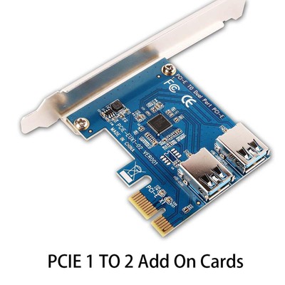 PCI-E PCIe 1 to 4 PCI  16X Slots Riser Card PCI-E 1X to External 4 PCI-e