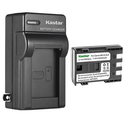 Kastar Battery Wall Charger for Canon NB-2L 2LH Canon PowerShot G7 PowerShot G9