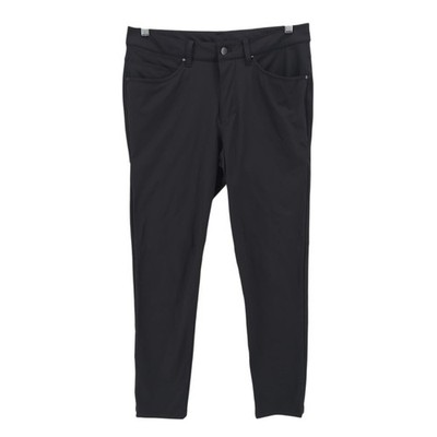 LULULEMON  Men's Black ABC Pants Sim Fit Warpstreme Stretch LM5AD9S Size 31