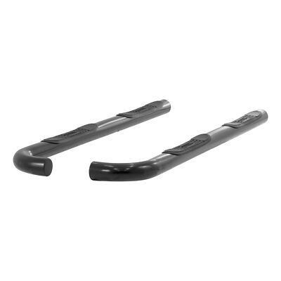 Black Nerf Bars Side Steps Aries 3in Round for 2002-07 Liberty