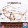 ZESAKER Progressive Reading Glasses for Women Oversized Spring Hinges Progressive Computer Readers Blue Light Blocking (Champagne+ Grey Tortoise,1.5)