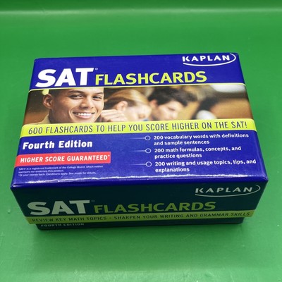 Kaplan Test Prep Ser.: Kaplan SAT Flashcards by Kaplan (2011, Cards,Flash Cards)