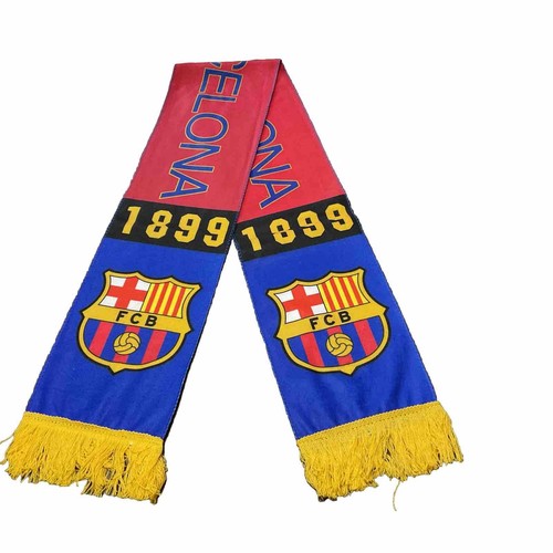 【vintage FC Barcelona football scarf】 Scarf Of Football Official Vintage F.C Barcelona With Her