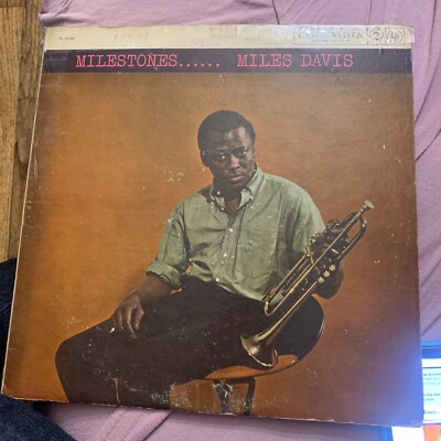 MILES DAVIS Milestones... Original Vinyl Record Album Mono 1st Pressing Columbia