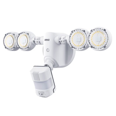 PIR 30W 4000lm LED Motion Sensor Lights Dusk to Dawn Lamp Floodlight IP65 COC