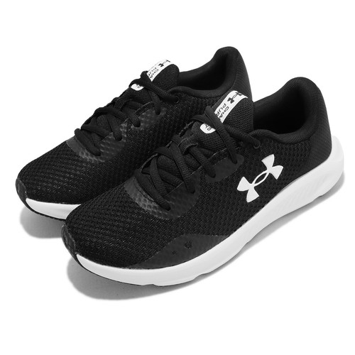 

Женские кроссовки Under Armour Charged Pursuit 3 UA Black White 3024889-001, Черный, Charged Pursuit 3