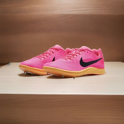 Nike Track Shoes Size 10 Rival Distance Hyper Pink Track Running Mens DC8725-600