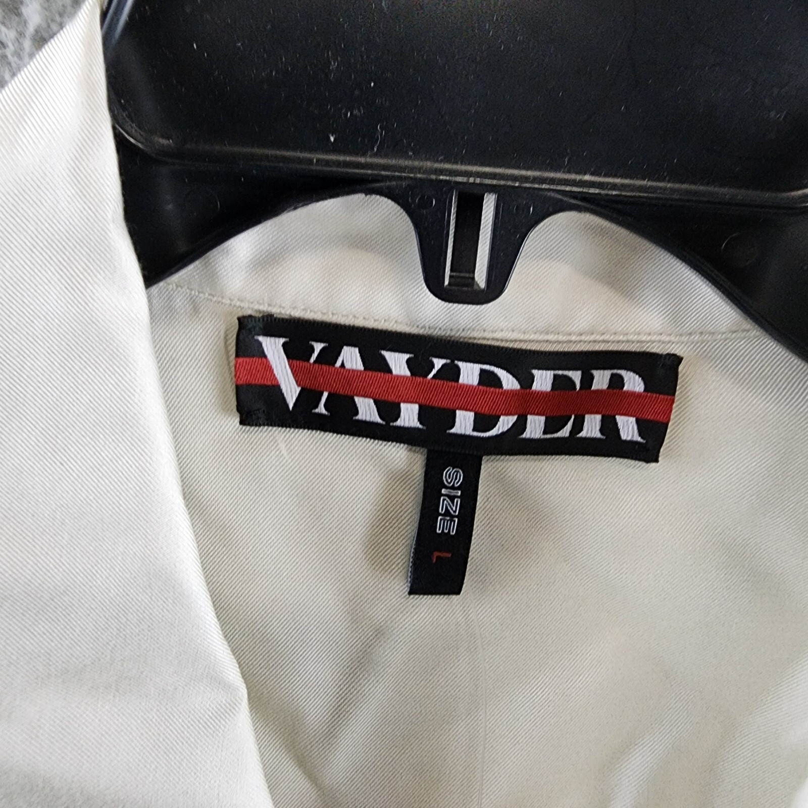 VAYDER Montague Regular Fit Silk Blend Cuban Shirt Men's L Silver Taupe Printed - Picture 6 of 15