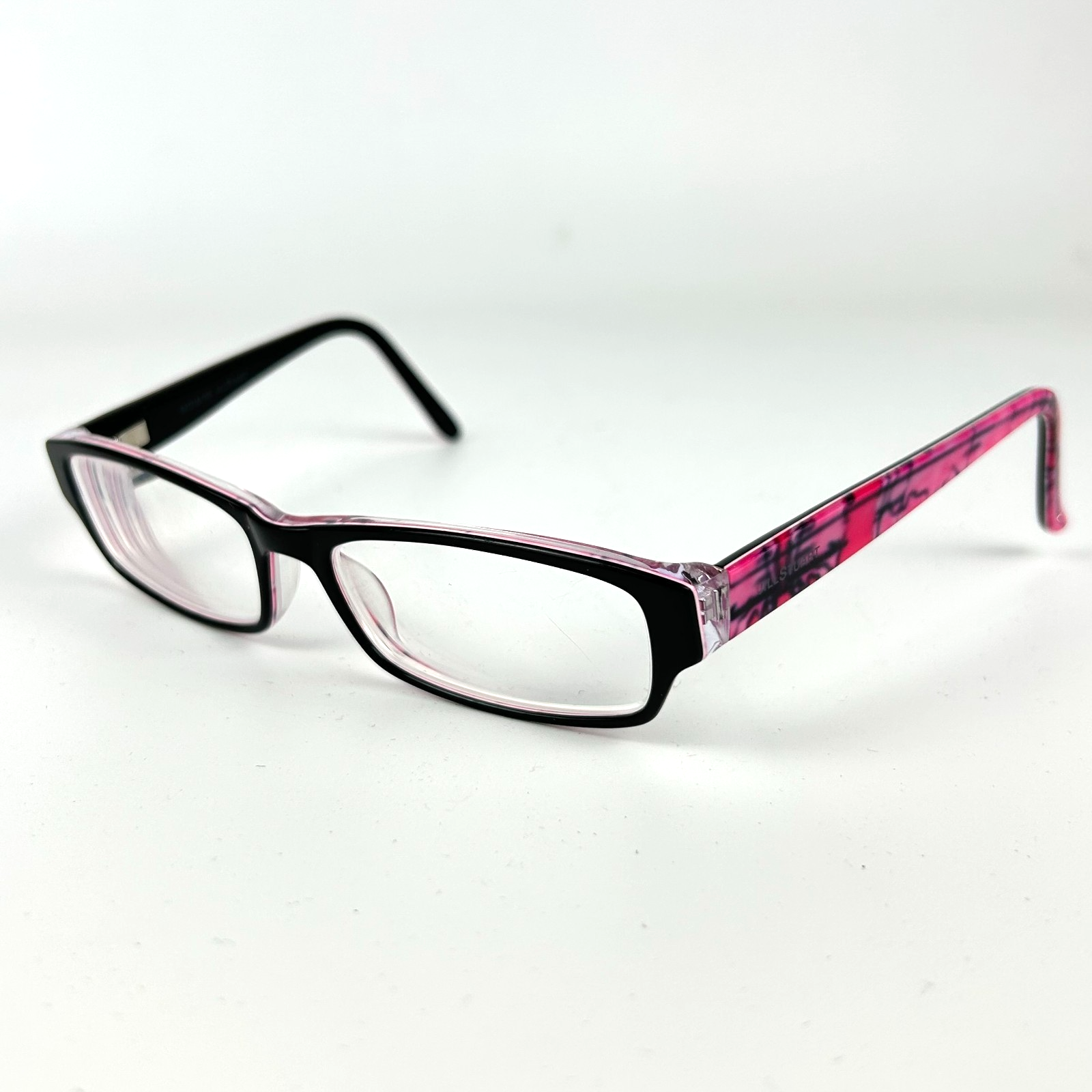Jill Stuart JS 294-3 Women's Eyeglasses Frame Pink & Black Full Rim 53-16-135 mm