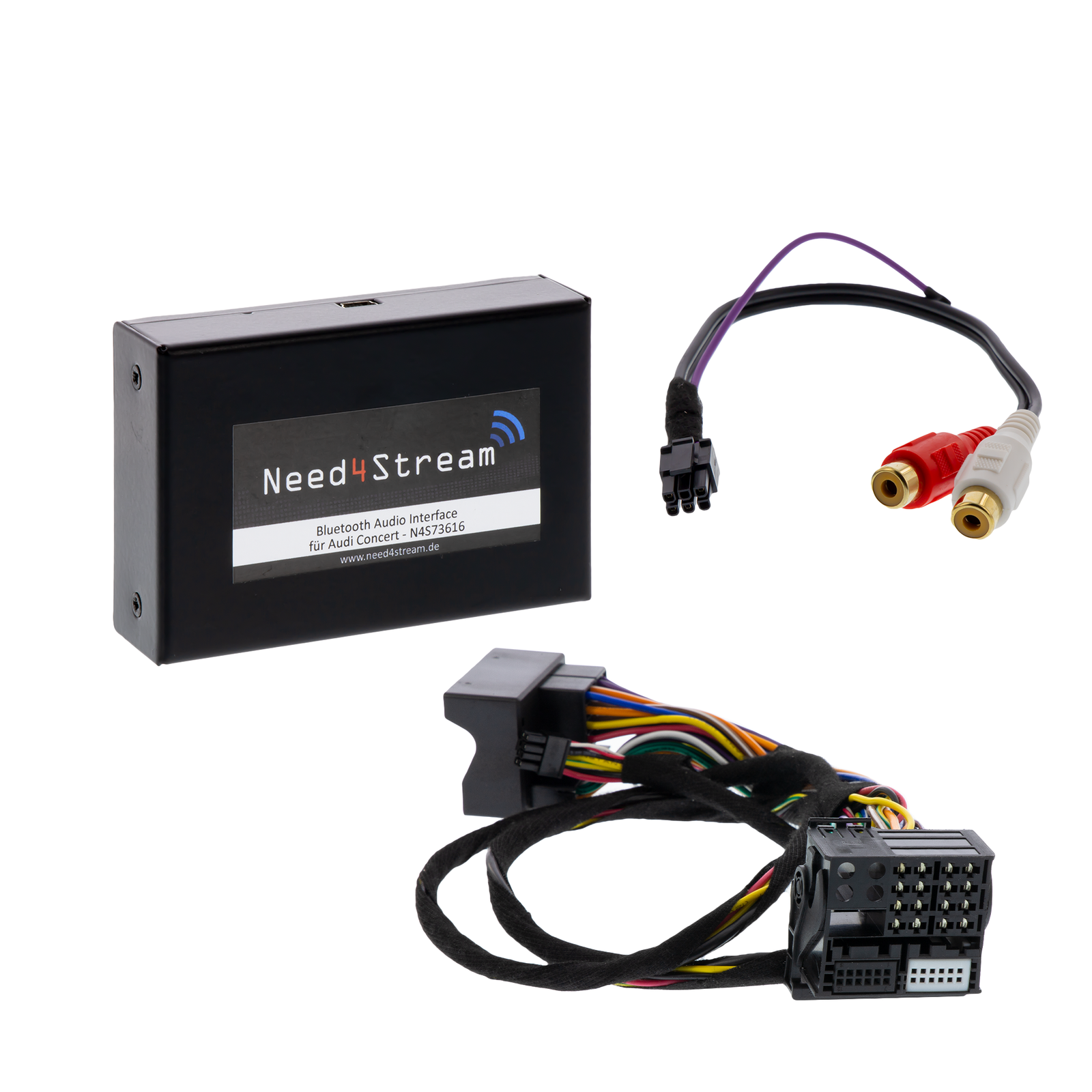 Need4Stream A2DP Bluetooth Interface Titelanzeige für Audi Concert A4 8K Q5 8R