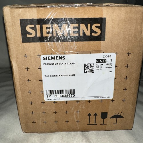 Siemens 500648670 ZIC8B Zone Indicating Card Speaker/Strobe Card *New