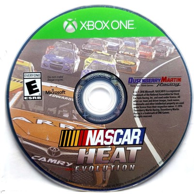 Scratch-Free - NASCAR Heat Evolution - Microsoft Xbox One Excellent Authentic