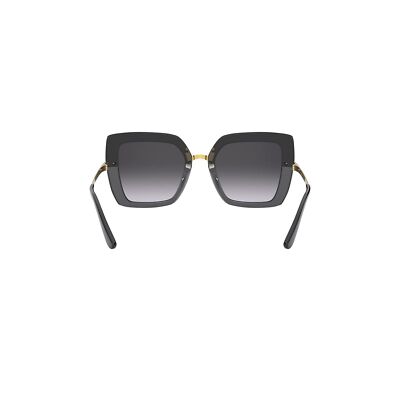 Pre-owned Dolce & Gabbana Dolce And Gabbana Dg4373 32468g Top Black Dg4373 Square Sunglasses Lens Categor In Gray