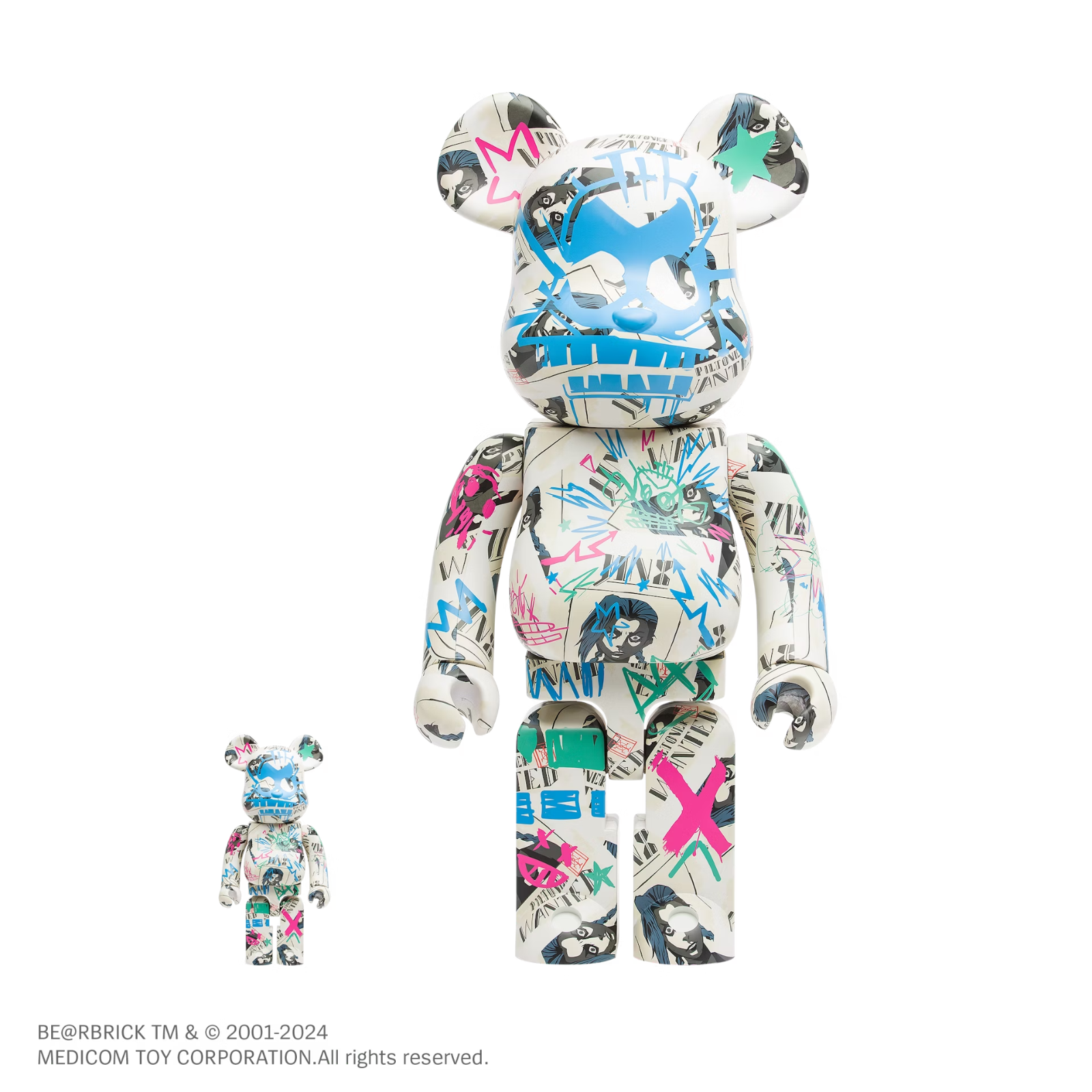 その他 BE@RBRICK ARCANE JINX 100% & 400% Bearbrick x Riot Games Jinx 100% 400% Set Arcane League of