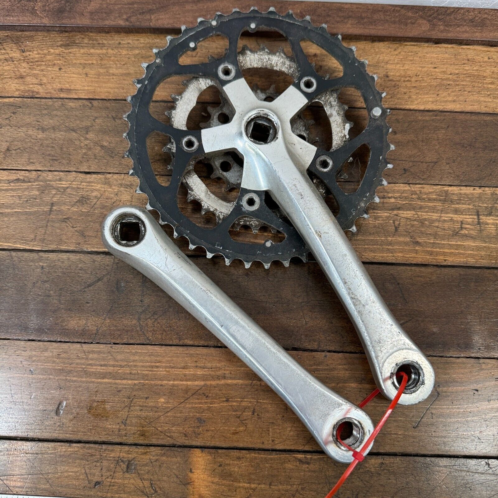 Vintage Shimano Deore XT FC-M737 Crank Set 175 mm 94 58 BCD Vintage Shimano Deore XT FC-M737 Crank Set 175 mm 94 58 BCD