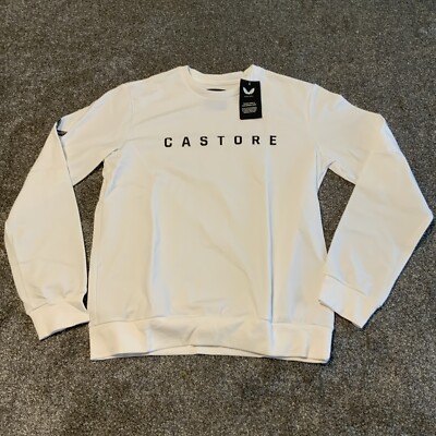 Men s White  Castor sweatshirt Size Small New With Tags