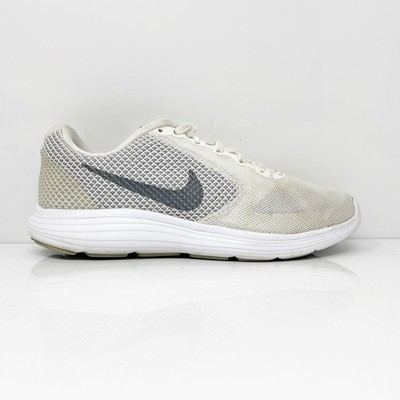 Кроссовки для бега Nike Womens Revolution 3 819303-100 белые, размер 6,5