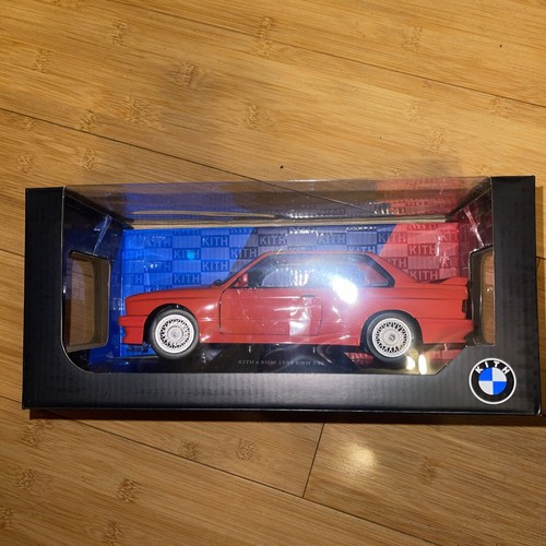Ronnie Fieg's Kith BMW M3 E30 Red Diecast Replica 1:18 Scale Ronnie Fieg's Kith BMW M3 E30 Red Diecast Replica 1:18 Scale