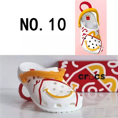 2024 McDonald's Mini Crocs Keychain Happy Meal Toys Completed Set Cute (1PCS)