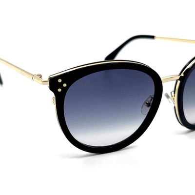 Pre-owned Celine Sunglasses Cl40033f 01b Authentic In Black