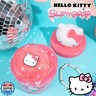 Hello Kitty SLIMYGLOOP Jar, 8 oz Red and White Cotton Candy Scented Slime, Includes Beads and Hello Kitty Charm