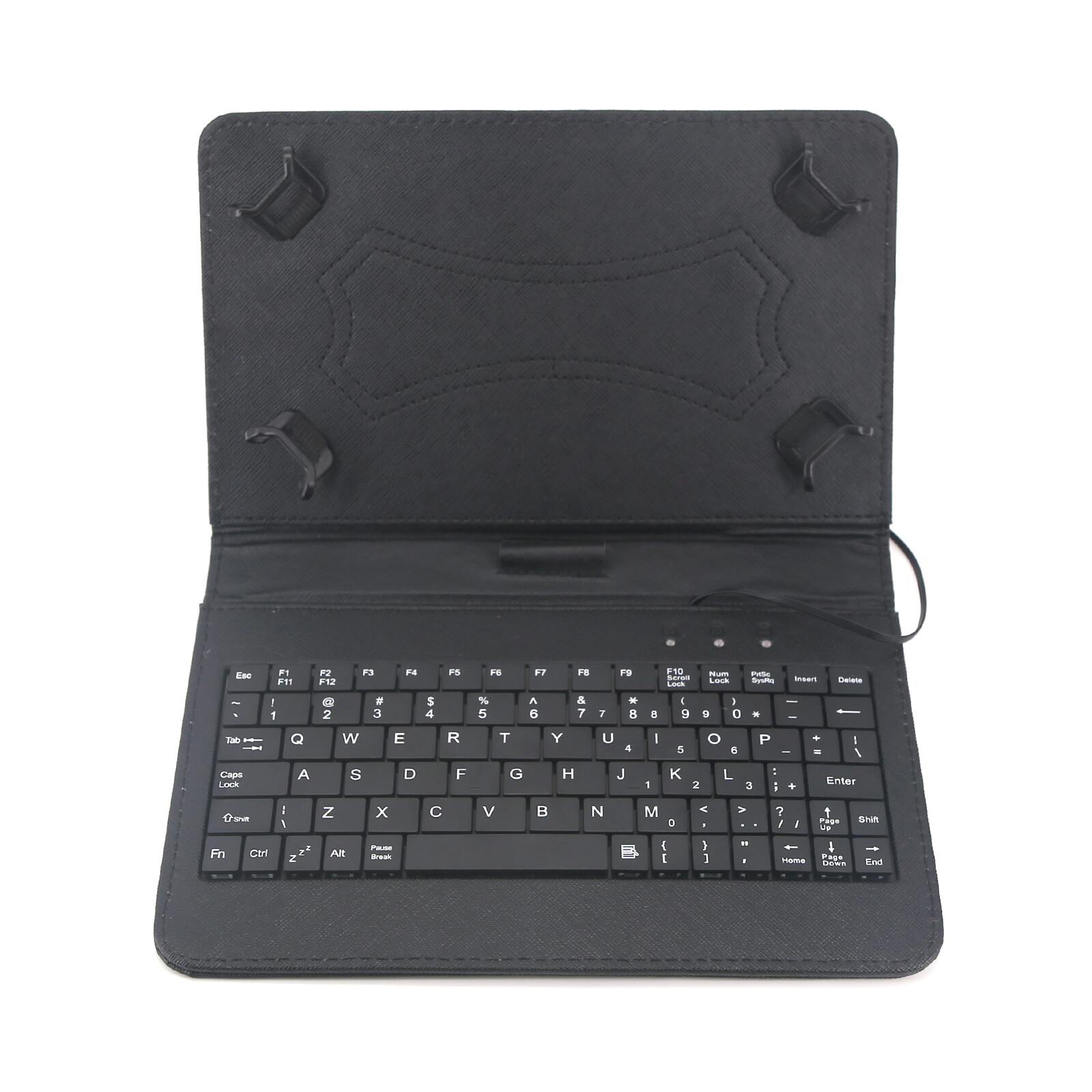 For Orbic Tab 8 5G 8 inch Tablet USB-C Wired Keyboard Leather Stand Case Cover