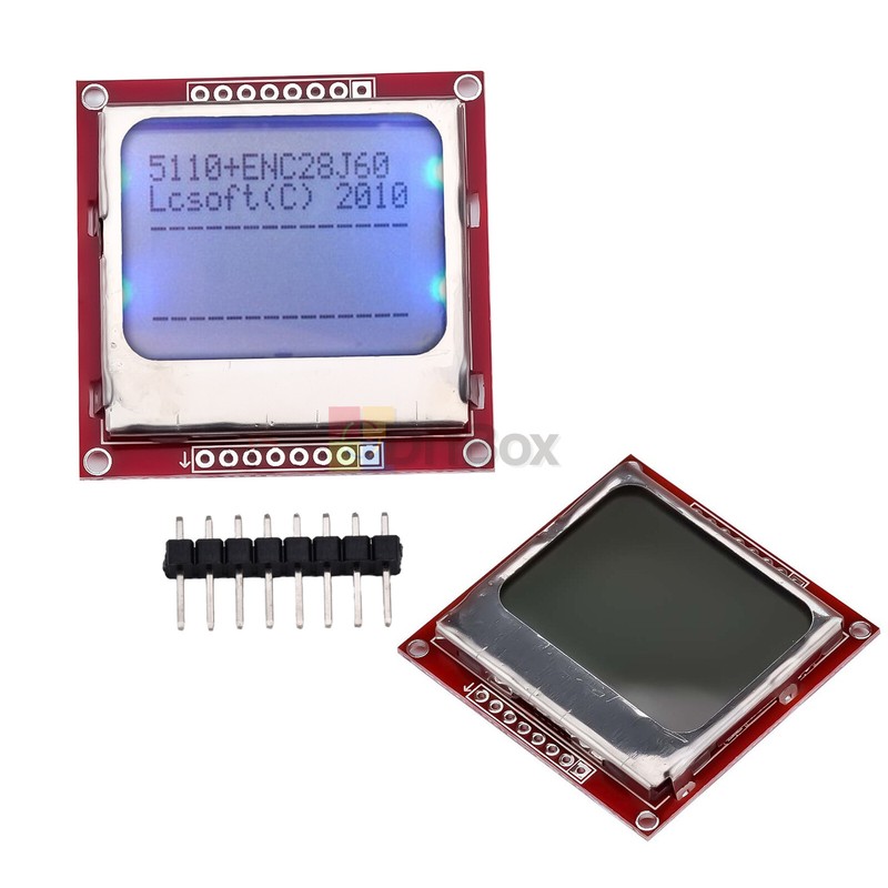 Nokia 5110 LCD Display Screen Module 84*48 White/ Blue for