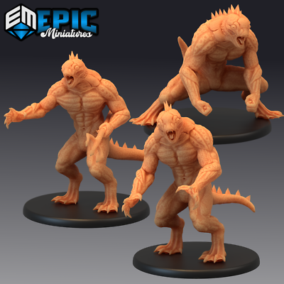 DEEP ONE ABOMINATION - Dungeons and Dragons Miniatures, D&D, Epic Miniatures