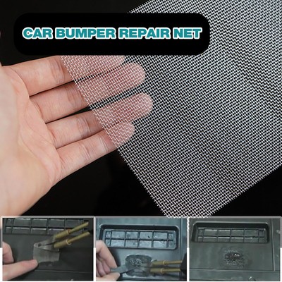 3pcs Car Bumper Repair Net Stainless Steel Wire Mesh Anti Rust Welding Mesh