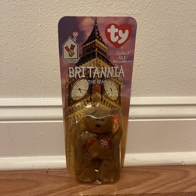 McDonalds TY Beanie Baby with RARE ERRORS 1993/OAKBROOK Brittania The Bear !!