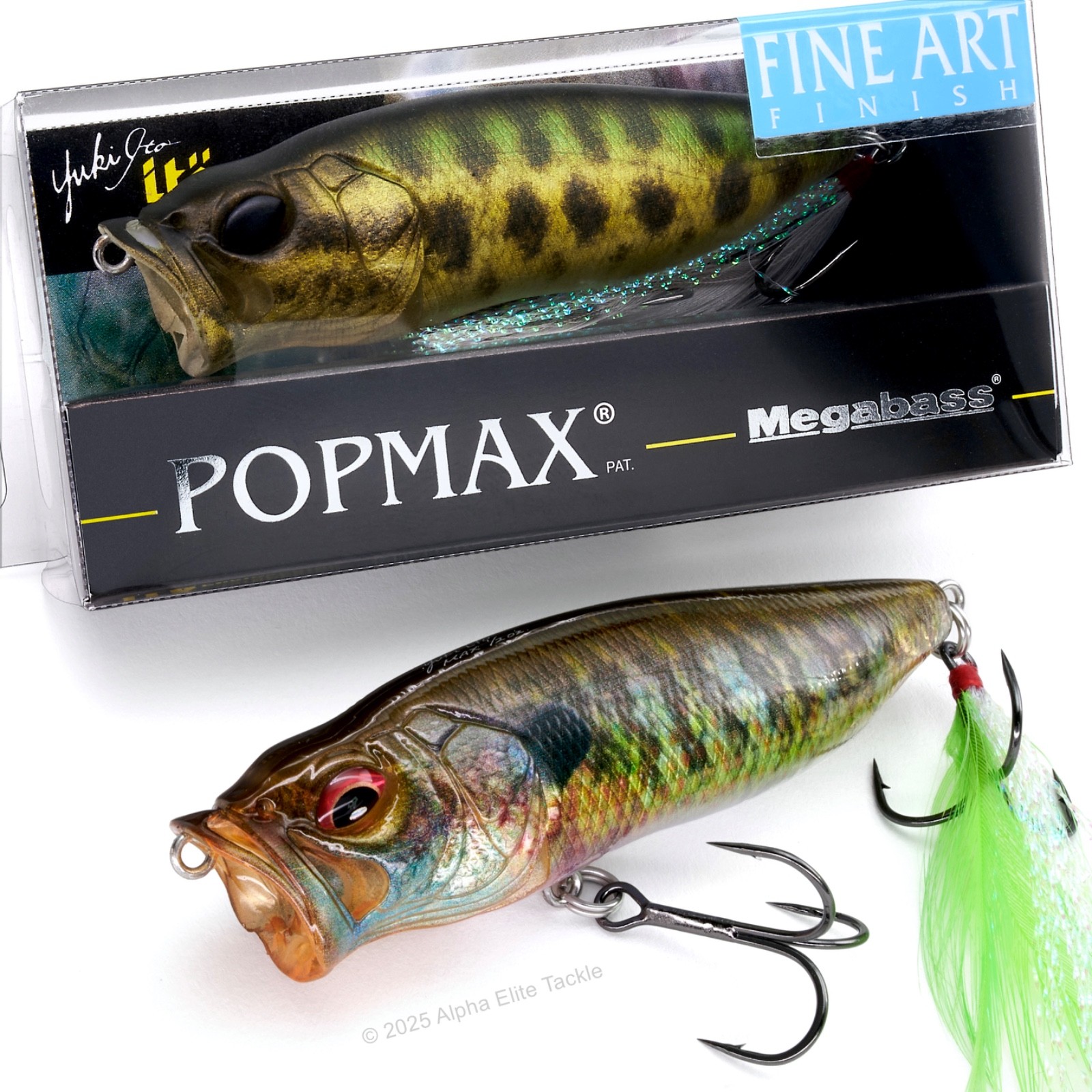 megabass FA 4個セット FINE ART FINISH Megabass PopMax Topwater Popper FA (Fine Art Finish Series