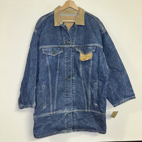 Vintage 1980's Levi's 932 Long Denim Jacket, Deadstock NWT