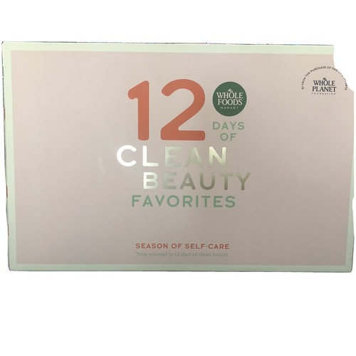 12 Days Clean Beauty Box Advent Self Care Burts Acure Juice Sc...