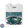 FOCO Philadelphia Eagles NFL Mens White Triangle Vintage T-Shirt - L
