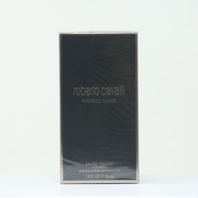 Roberto Cavalli Paradise Found Eau de Toilette for Men 1.6oz Spray, NEW IN BOX!