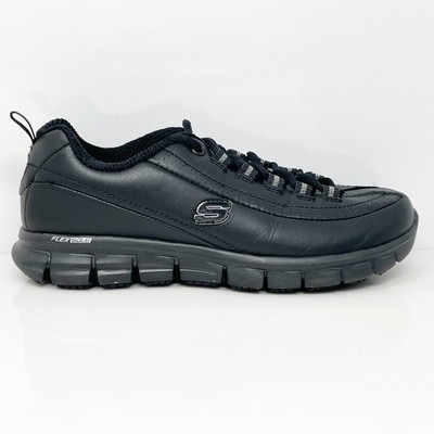 

Skechers Womens Sure Track Trickel 76550EW Черная повседневная обувь Кроссовки Размер 6.5, Черный, Sure Track Trickel