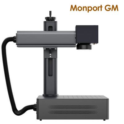 Monport 50W Fiber Laser Engraver Marking Machine 2.5D Metal Engraving Lightburn