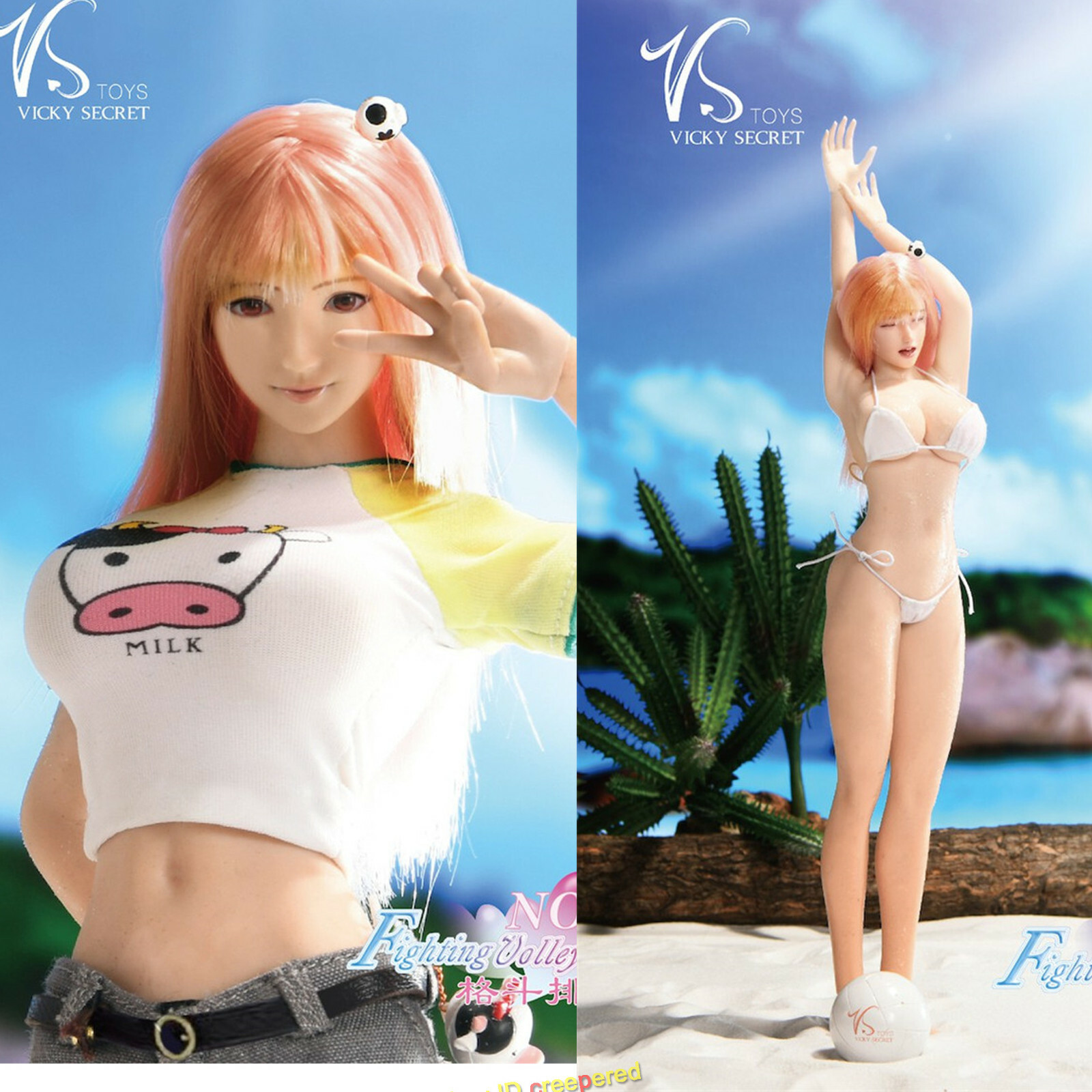 VSTOYS Fighting Volleyball Girl 1/6 Action Figure Model Toy