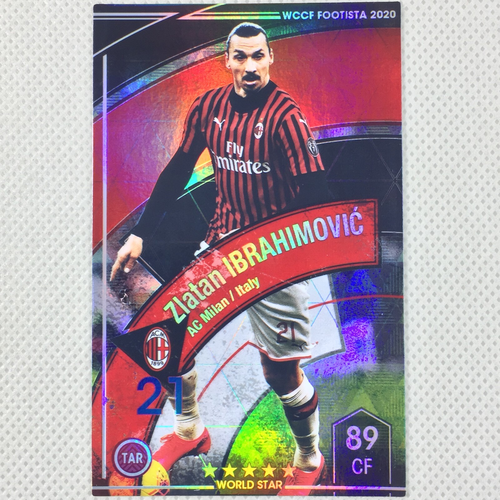 WCCF footista イブラヒモビッチ Panini WCCF FOOTISTA 2020 Zlatan Ibrahimovic AC Milan F20 EX