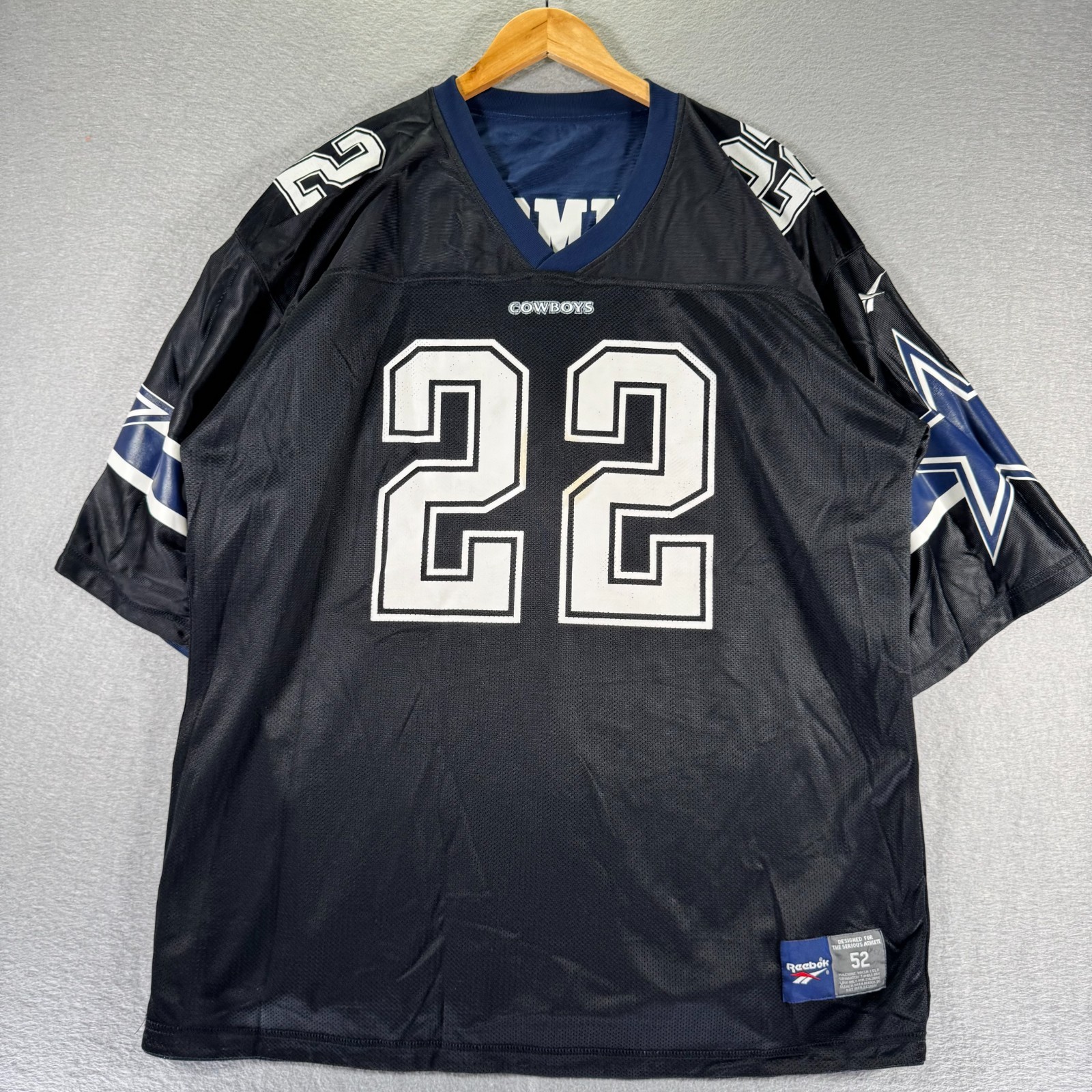 シャツ Emmitt Smith 22 Dallas Cowboys 90's USA Vintage Emmitt Smith #22 Dallas Cowboy Reversible Jersey
