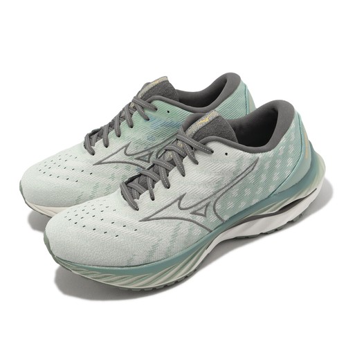 

Мужские шоссейные кроссовки Mizuno Wave Inspire 19 SSW White Green Brown J1GC2313-52, Зеленый, Wave Inspire 19 Ssw