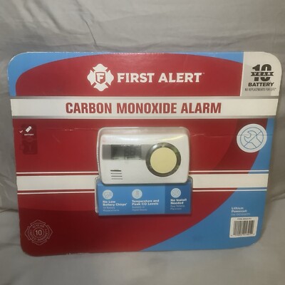 First Alert Carbon Monoxide Alarm-White Multifunction Digital Display CO1210CP1