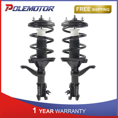 Pair Quick Front Shocks Complete Struts Assembly For Honda CR-V 2.4L 2002-2006
