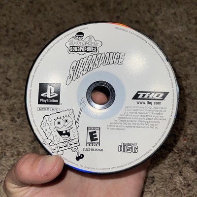SpongeBob SquarePants SuperSponge (PlayStation 1 PS1, 2001) - Disc Only, Tested