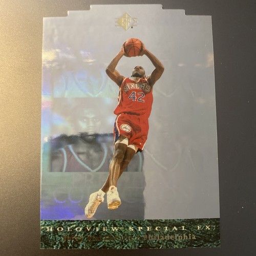 1995-96 SP Holoviews Die Cuts 76ers Basketball Card #PC26